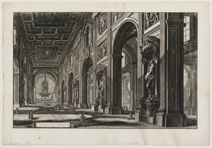 St. John Lateran, Interior by Giovanni Battista Piranesi