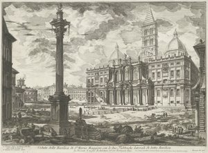 Santa Maria Maggiore in Rome (series title: Views of Rome) by Giovanni Battista Piranesi