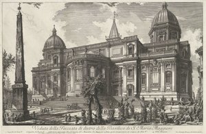 Santa Maria Maggiore in Rome by Giovanni Battista Piranesi