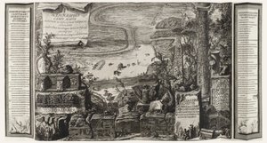 Scenographia Campi Martii, Page from Il Campo Marzio dell