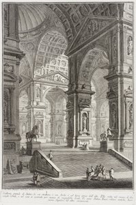 Sculpture Gallery by Giovanni Battista Piranesi