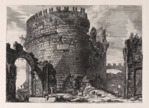Tomb of Cecilia Metella by Giovanni Battista Piranesi