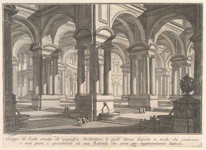 Stairways Adorned by Magnificent Architecture by Giovanni Battista Piranesi
