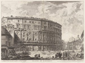 The Theater of Marcellus. This Building was Built by Augustus, and Dedicated to His Nephew Marcellus, from Views of Rome