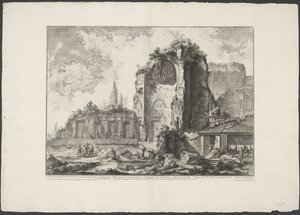 Temple of Venus and Roma in Rome by Giovanni Battista Piranesi