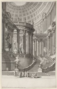 Ancient Temple by Giovanni Battista Piranesi