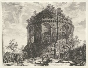 Temple of the Cough near Tivoli by Giovanni Battista Piranesi
