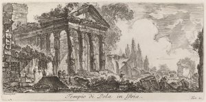 Temple of Pula in Istria by Giovanni Battista Piranesi