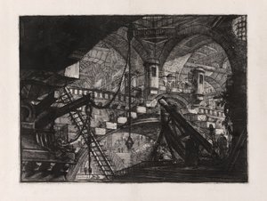 The Arch with a Shell Ornament, plate 11 from Imaginary Prisons by Giovanni Battista Piranesi