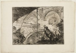 The Arch with a Shell Ornament, plate 11 from Imaginary Prisons