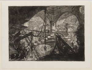 The Arch with the Shell Ornament by Giovanni Battista Piranesi