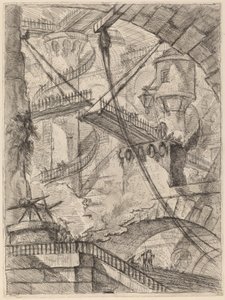 The Drawbridge by Giovanni Battista Piranesi