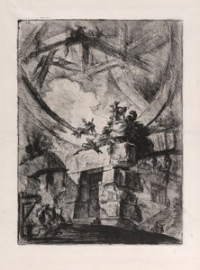 The Giant Wheel, Plate 9 from Carceri by Giovanni Battista Piranesi