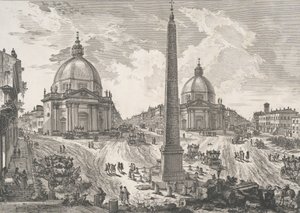 The Piazza del Popolo, ca. 1750