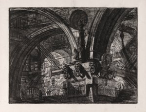 The Pier with a Lamp, Plate 15 from Carceri