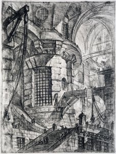 The Round Tower, plate III from Carceri d