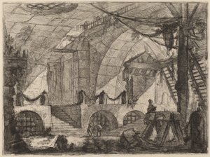 The Sawhorse by Giovanni Battista Piranesi