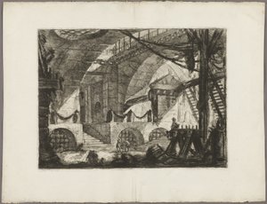 The Sawhorse, plate 12 from Imaginary Prisons by Giovanni Battista Piranesi