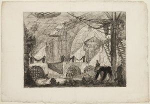 The Sawhorse (plate 12 from Imaginary Prisons) by Giovanni Battista Piranesi