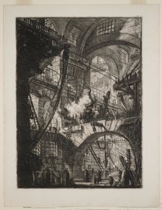 The Smoking Fire by Giovanni Battista Piranesi