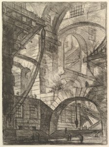 The Smoking Fire, from Carceri d