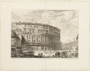 The Theater of Marcellus, from Views of Rome