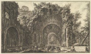The So-Called Grotto of Egeria (View of the Fountain and Caves of Egeria outside the Porta Capena)