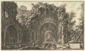 The so-called Grotto of Egeria by Giovanni Battista Piranesi