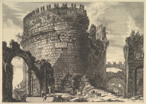 The Tomb of Caecilia Metella, from Roman Views
