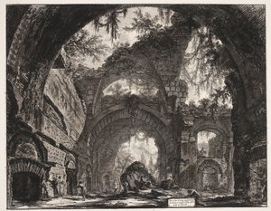 Baths in the Villa Adriana at Tivoli by Giovanni Battista Piranesi