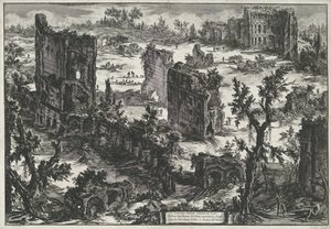 Baths of Trajan in Rome by Giovanni Battista Piranesi