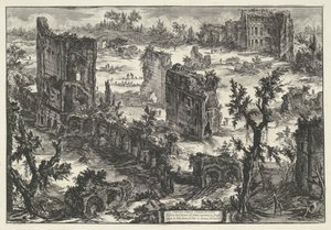 Baths of Trajan in Rome by Giovanni Battista Piranesi