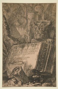 Title page: Antichit? d by Giovanni Battista Piranesi