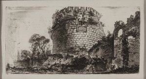 Tomb of Caecilia Metella called Capo di Bove, or Ox Head