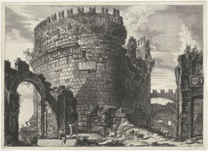 Tomb of Caecilia Metella in Rome
