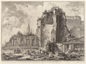View of the Remains of Two Tricliniums Belonging to Nero