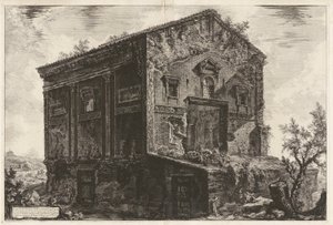 View of the Temple of the Camenae, Formerly Surrounded by a Forest in the Egeria Valley by Giovanni Battista Piranesi