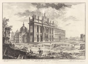 View of the Basilica of San Giovanni Laterano, from Views of Rome by Giovanni Battista Piranesi