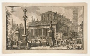 View of S. Lorenzo outside the walls, from Vedute di Roma by Giovanni Battista Piranesi