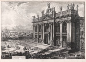 View of the Facade of the Basilica of St. John Lateran by Giovanni Battista Piranesi