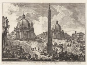 View of the Piazza del Popolo, from Views of Rome