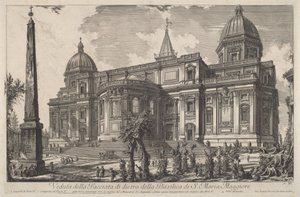 View of the Back Facade of the Basilica of S. Maria Maggiore by Giovanni Battista Piranesi