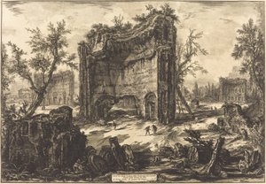 View of the Baths of Titus by Giovanni Battista Piranesi