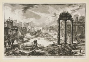 View of the Campo Vaccino, from Vedute di Roma by Giovanni Battista Piranesi