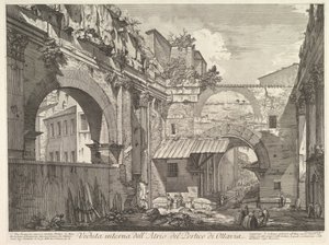 Internal View of the Atrium of the Portico of Octavia