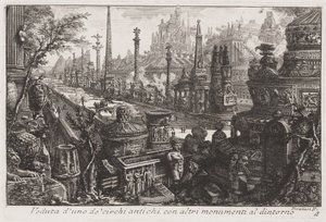 View of an Old Circus with Other Monuments Inside (detail)