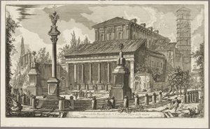View of the Basilica of S. Lorenzo fuori delle Mura, from Views of Rome by Giovanni Battista Piranesi