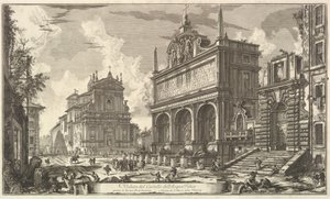 View of the Fountainhead of the Acqua Felice, from Roman Views by Giovanni Battista Piranesi