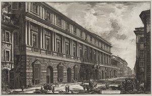 View of the Palazzo Stopani designed by Raphael of Urbino by Giovanni Battista Piranesi