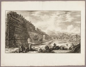View of the Remains of the Praetorian Fort (the Poecile), Hadrian